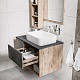 Grossman Мебель для ванной Бруно 80 бетон/веллингтон – картинка-17
